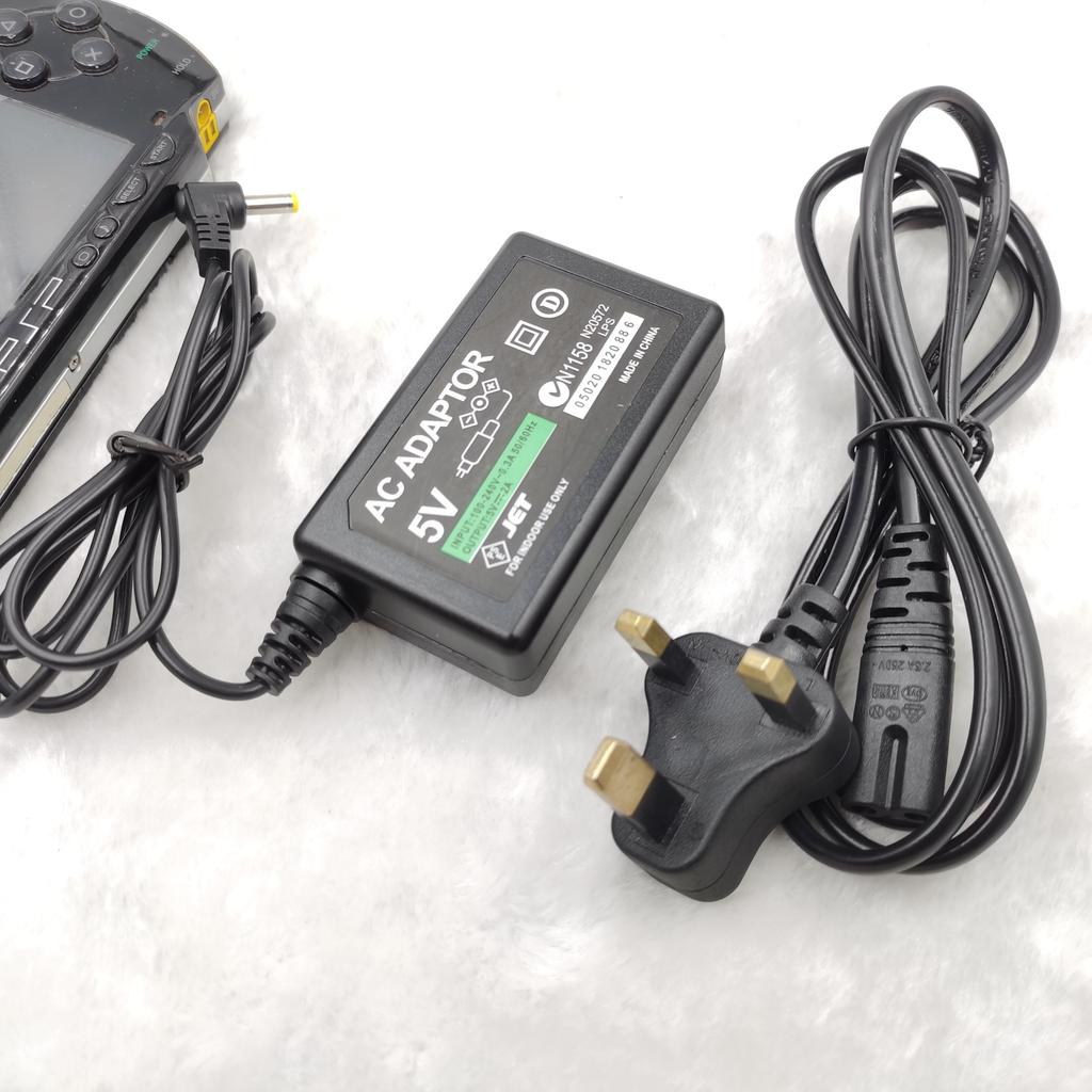 Adaptador de CA con enchufe UE EE. UU. para la serie PSP 1000 2000 3000 Cargador de pared doméstico Cable de alimentación para host Sony PSP Cargador de viaje