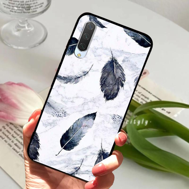 Para Xiaomi Mi 9 lite Mi A3 Funda Protectora Antigolpes Suave TPU Silicona Cubierta de Teléfono Para Xiaomi Mi9 SE Funda 9Lite 9 SE 9SE Capa Dibujos Animados