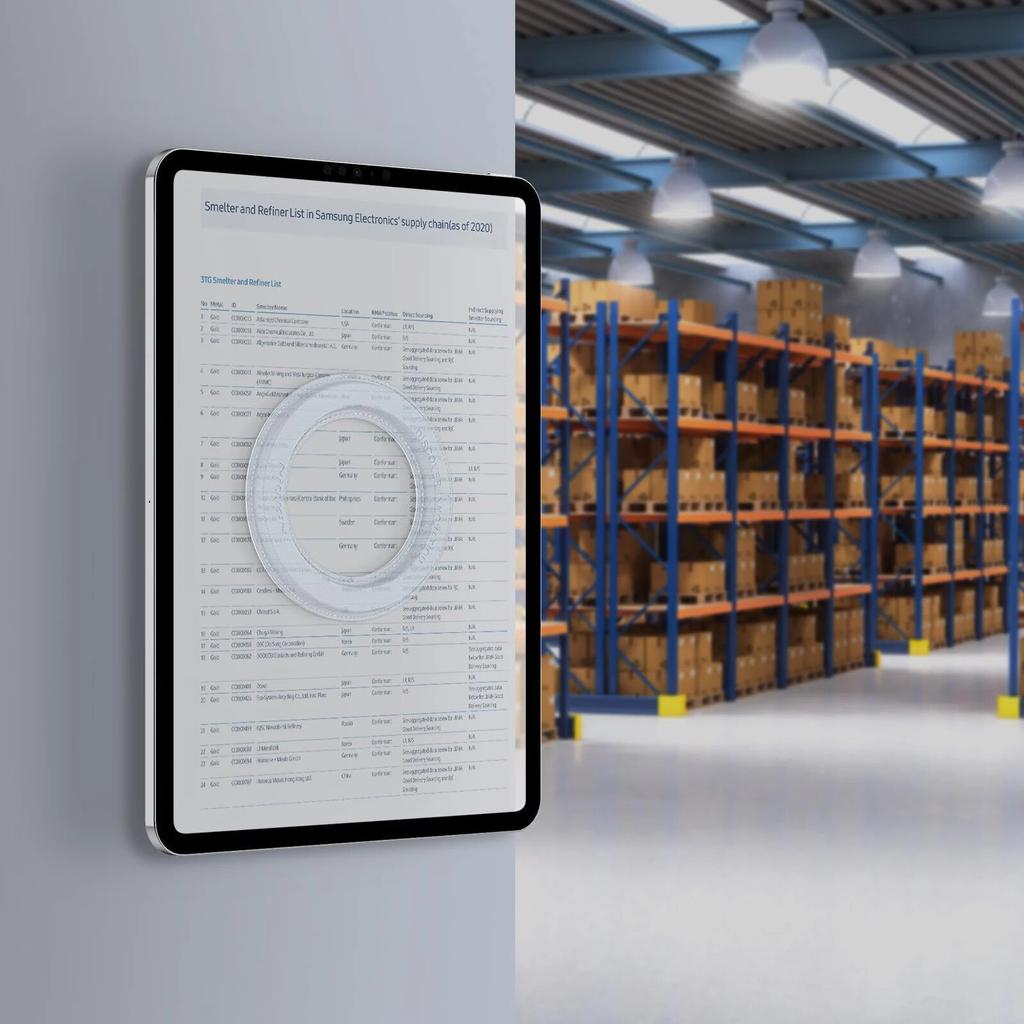 Magnetische Tablet-Wandhalterung, iPad-Halterung, Halterungsmagnet für iPad, SnapHold-Magnetaufkleber für Zuhause, Büro, Kühlschrank