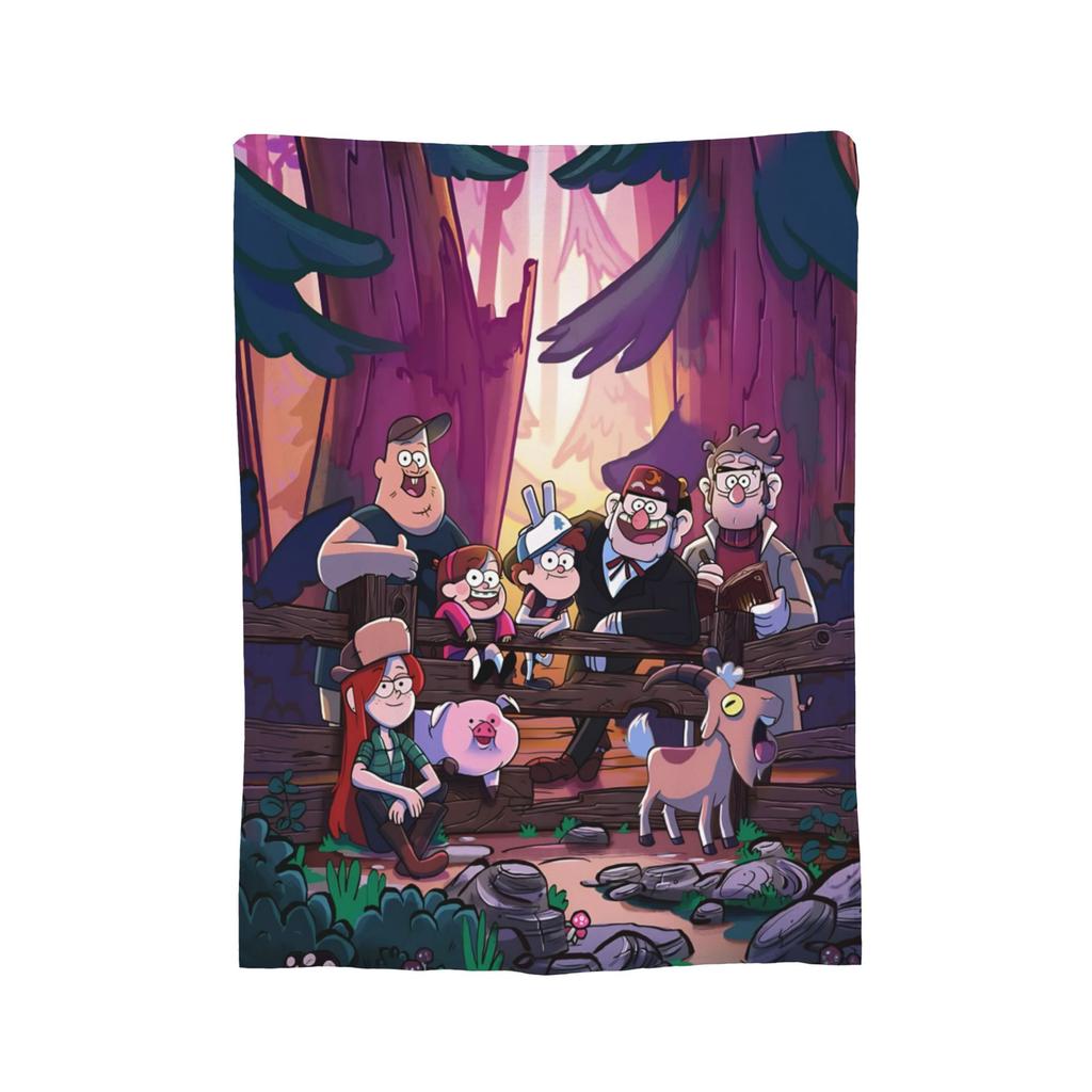 Gravitys Falls Bill Cipher Blanket Flannel  Super Warm Throw Blankets for Bedding Couch Bedroom Quilt