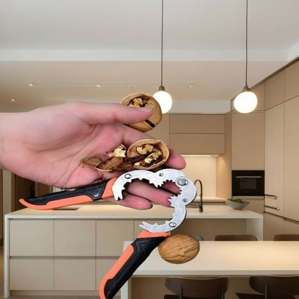 Anti-slip Nut Shell Opener Comfortable Grip Pecan Nut Shell Peeler Walnut Cracker Hazelnut Opening