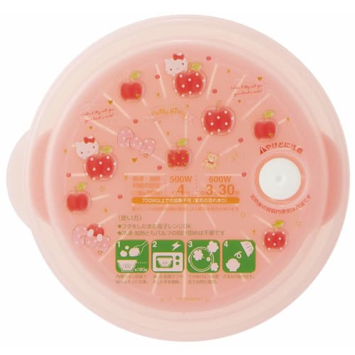 Skater Thin-Wall Rice Freezer Storage Container, Small, 270ml, Hello Kitty Happiness Girl, Sanrio, Made in Japan, RGO1