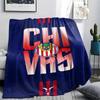 1Pc Chivas Fondo De Pantalla Print Flannel Blanket High Quality Warm Comfortable Cover for All Seasons Perfect for Gifts Home Decor
