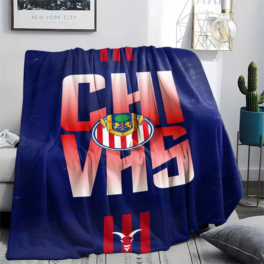 1Pc Chivas Fondo De Pantalla Print Flannel Blanket High Quality Warm Comfortable Cover for All Seasons Perfect for Gifts Home Decor