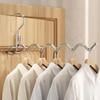 1 Pcs New Home Multifunctional Clothes Hanger Stainless Steel Wardrobe Clothes Hanger Travel And Business Hotel Clothes Hanger