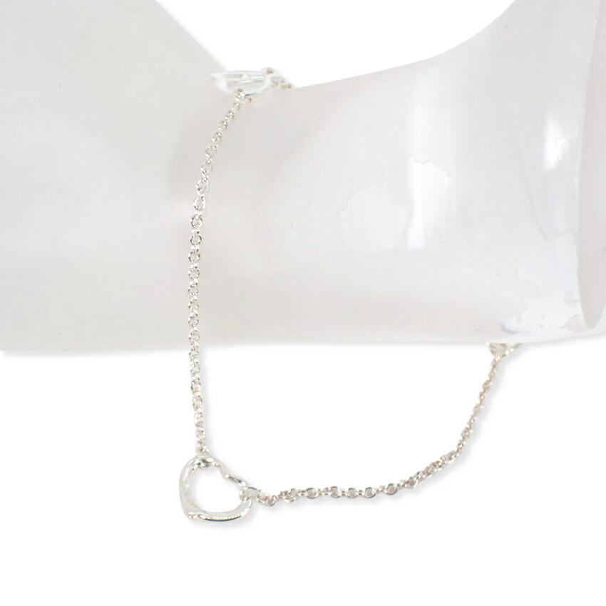 

[Pre-owned] TIFFANY 925 Open Heart 3P Bracelet/j21-4