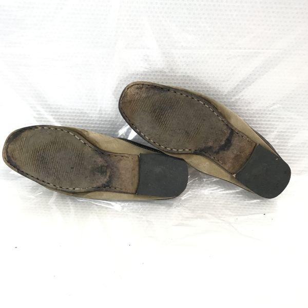 Italy COACH Suede Leather Clog Sandal 7.5 Men 25.5 Brown Slip On Loafer(USED)