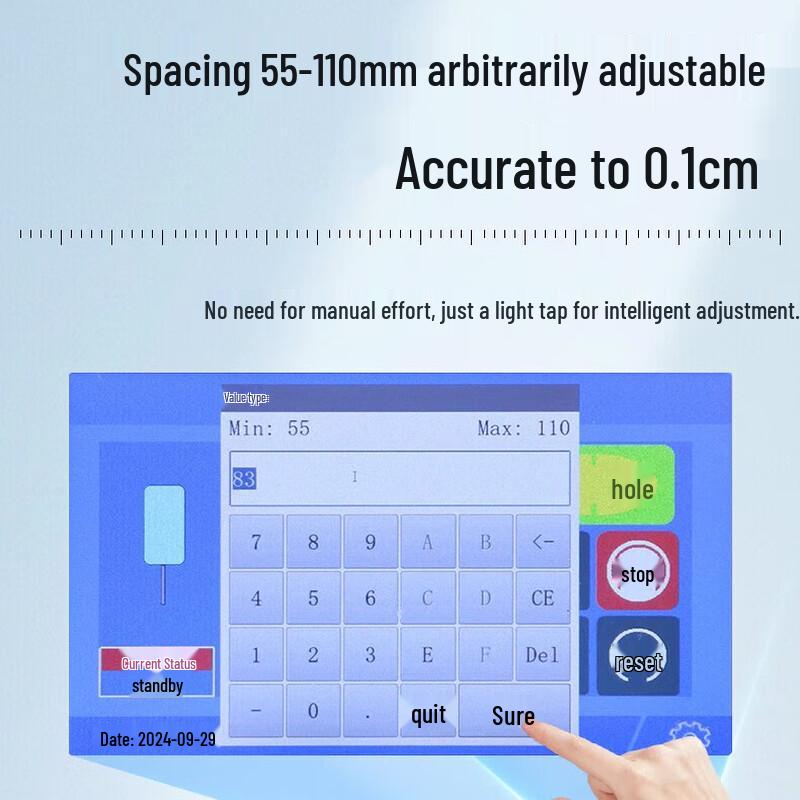 Yujia YJ-SK200 Automatic 3-Hole Punch CN Plug (adapter Included)