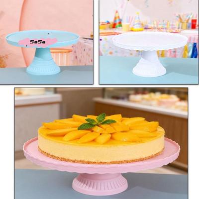 1 pièce Présentoir à Gâteau en Plastique Présentoir Plateau de Décoration pour Desserts pour Mariage Anniversaire Cuisine Salle à Manger Accessoires de Bureau