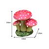 1/3Pcs/Set Simulated Mushroom Ornaments Garden Resin Flower Pots Decorated Moss Microlandscape Home Decoration Accessories