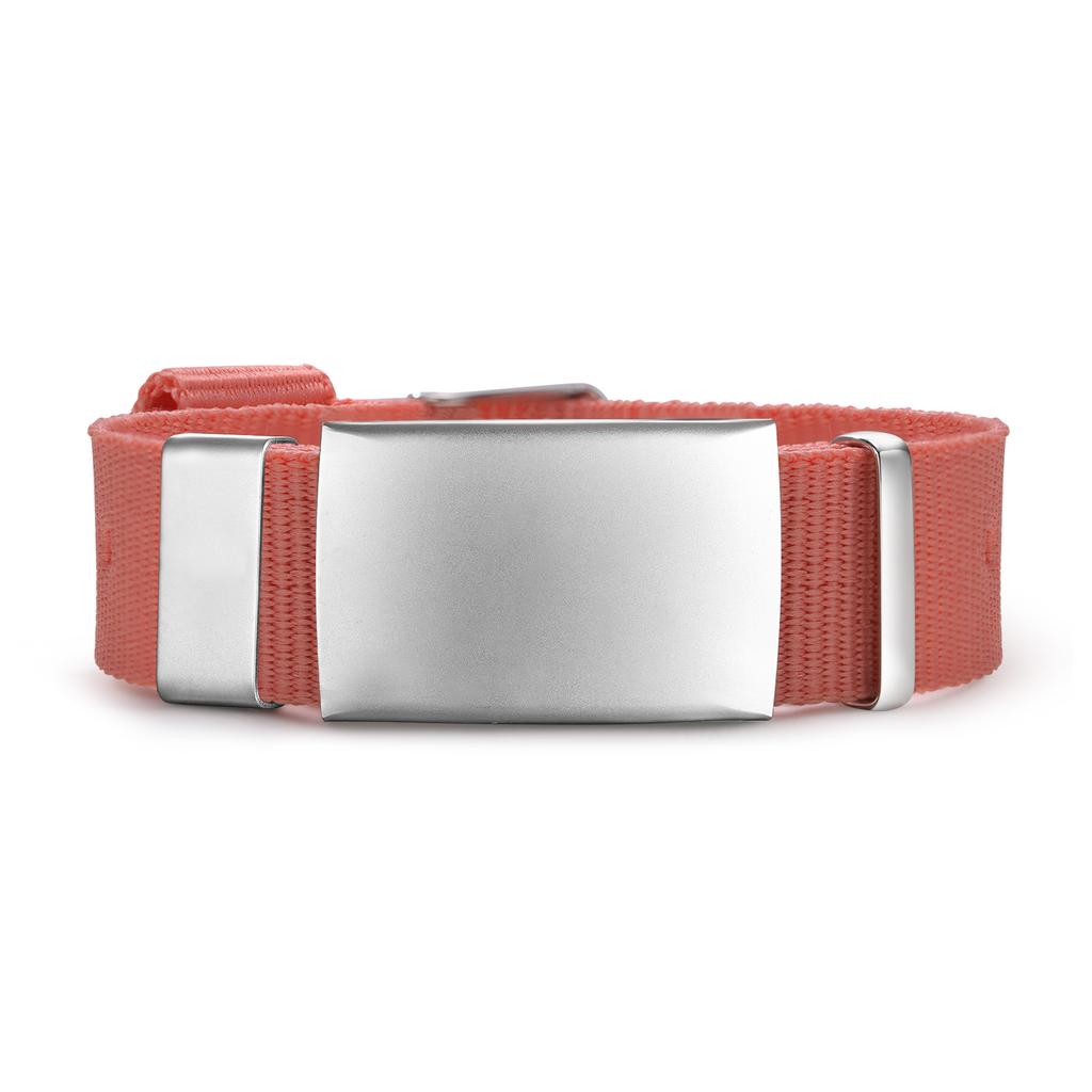 Custom Medical Alert Bracelet for Women, Adjustable Sport ID Wristband Personalized Free Engraving Unisex Ift