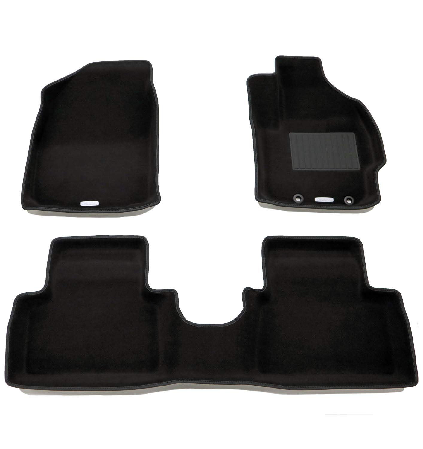 

Clazzio Floor Mat 3D Type Set for 1 Cross Gasoline Car Standard Type Black Yaris/Yaris ET-1125 [5CETB1125K] чёрный