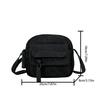Women's Minimalist Corduroy Crossbody Bag Stylish Lightweight Shoulder Bag with Multiple Pockets for Shopping