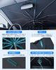 Gegizun Folding Car Sunshade Reinforced Ten Light Sunshade for Car Blackout Front Shade with Rearview Mirror UV Car Car Sun UV Car Insulated Perfect