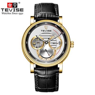 TEVISE Men's Waterproof Luminous Minimalist Automatic Mechanical Watch