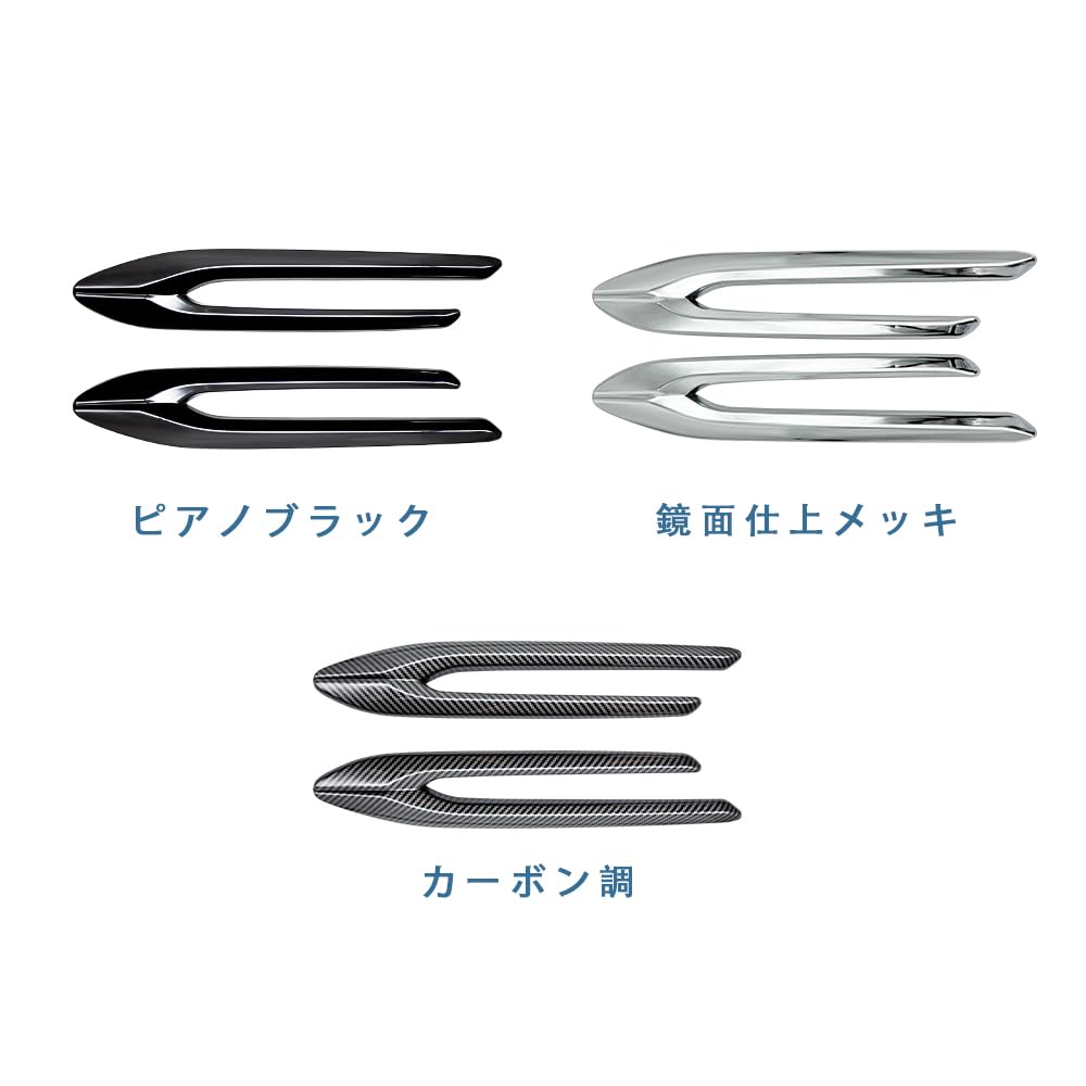 OKAYOHINN ABS Plastic Fender Garnish with Mirror Side Fender Side Door Side Marker Trim for the New Mazda 2024 2-Piece Finish, Covers, CX-80 (October