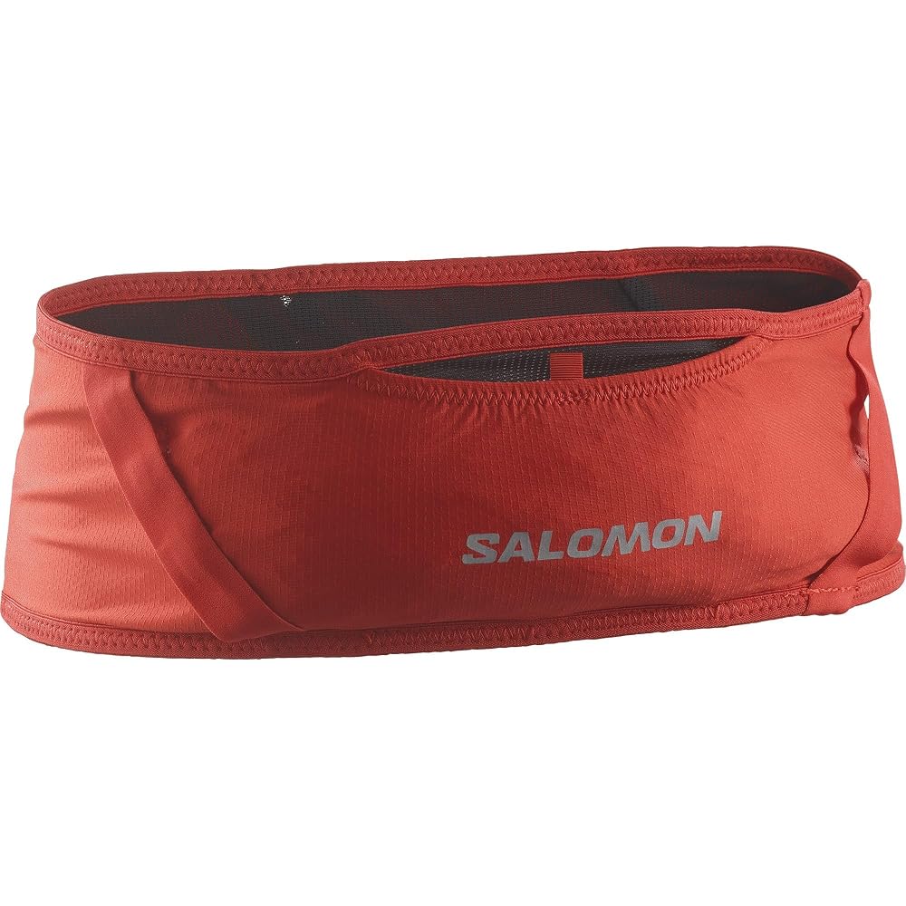 Salomon Pulse Belt Unisex Laufbeutel High Risk Rot Leicht Verstellbar Fitnessausrüstung