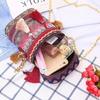 Fashion Bohemian Ethnic Style Women's Straw Woven Shoulder Messenger Bag Retro Casual Tassel Bucket Bag