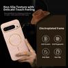 For Google Pixel 9 Pro XL Phone Case Carbon Fiber Textured Electroplated TPU Back Cover