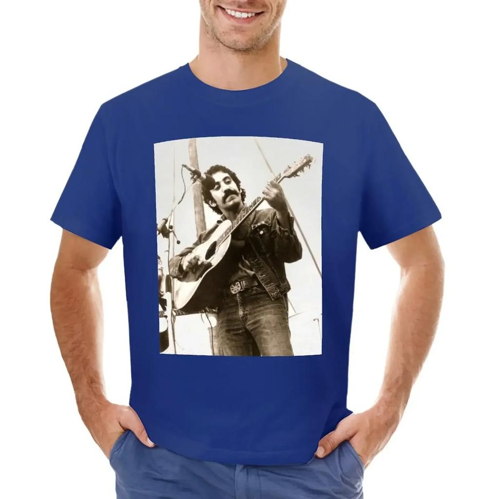 Jim Croce Folk 1960er Jahre, 1960er Jahre Jim Croce Folk T-Shirt übergroß kundenspezifisch Kurzarm-T-Shirt Herren