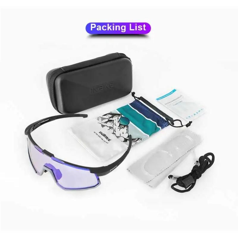 Neue photochrome Radsport-Sonnenbrille Professionelle Rennrad-Brille für Herren Fahrrad Winddichte Sandbrille Fahrradbrille UV-Schutz Antibeschlag