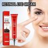 Retinol Koffein Ögonkräm, Ögonkräm för Mörka Ringar och Svullnad, Anti-Aging Ögonkräm, Minska Fina Linjer