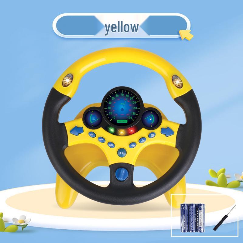 Kids' Large Passenger Seat Simulated Driving Toy with Base
