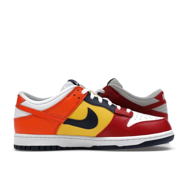 Nike Dunk Low Japan QS What The 2024 Unisex Αθλητικά Παπούτσια Πολύχρωμο Μπλε Μεσονύχτιου Varsity-Καλαμποκί IB2051-400