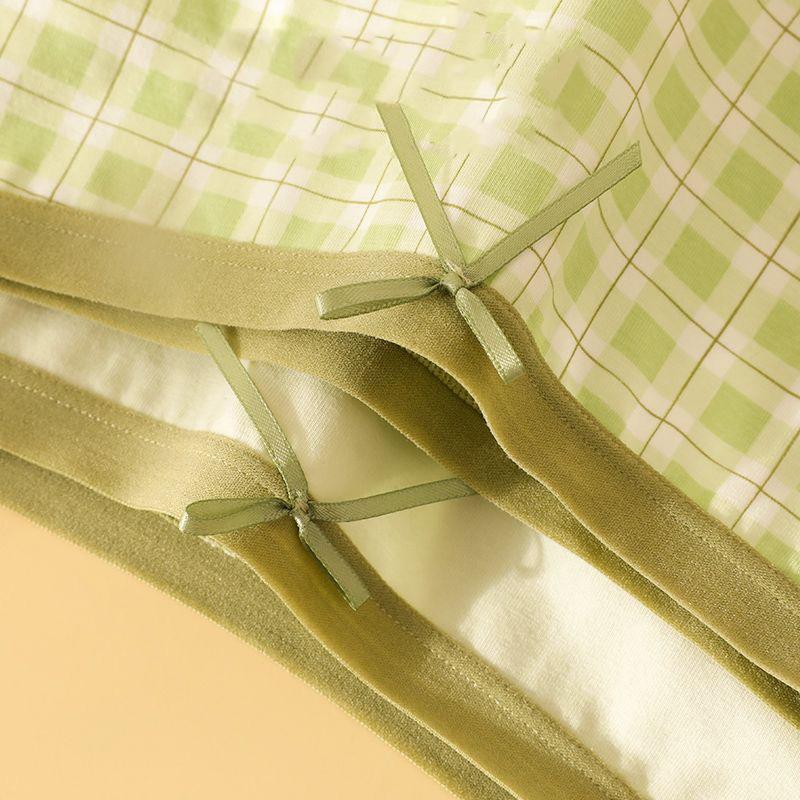 5Pcs/Set Low Waistline Girls Briefs Cute Print Ladies Underwear Breathable Cotton Women's Panties