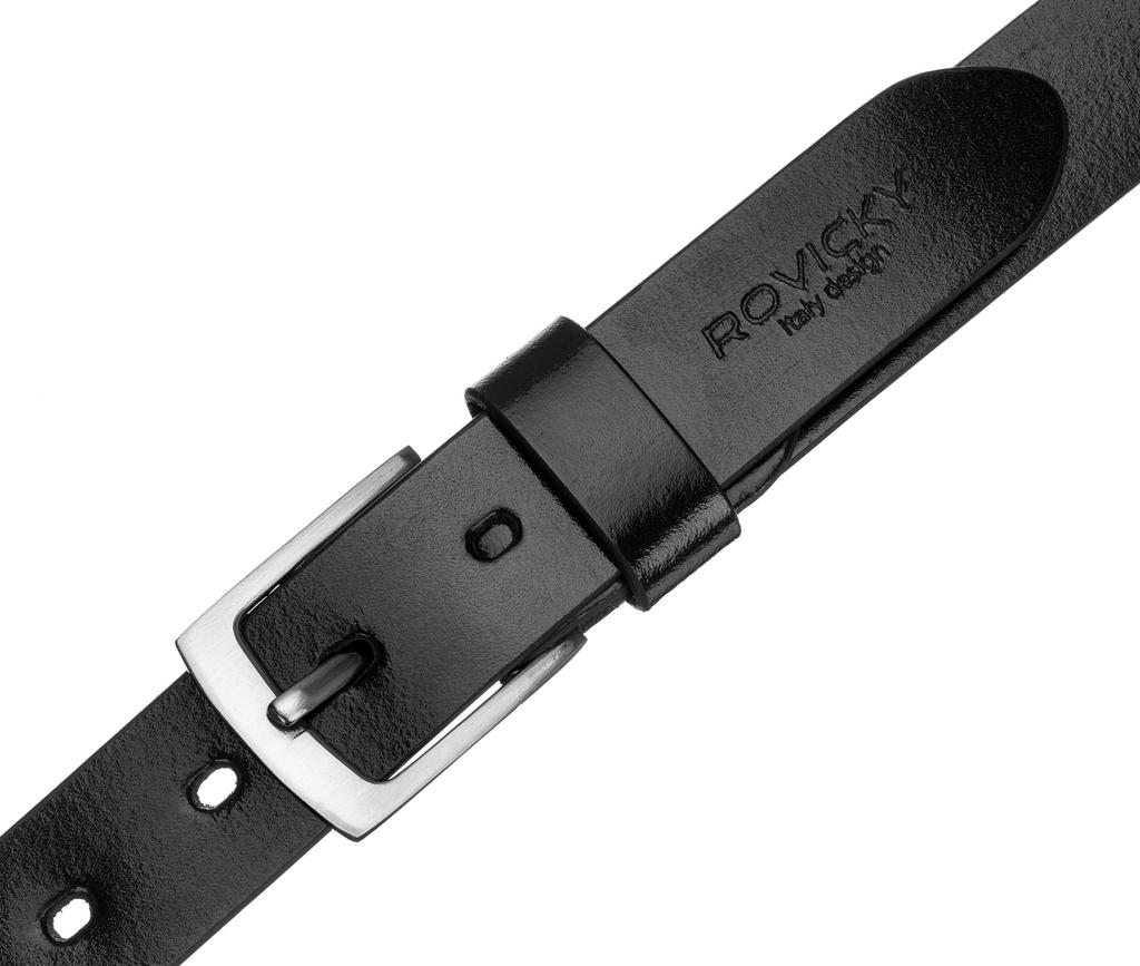 M LÄDERBÄLTE VAR PLW-R-1 105 SVART