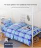 Dormitory Pure Cotton 3-Piece Bedding Set: Single Duvet Cover, Bed Sheet, Pillowcase for Student Bunk Bed