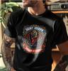Saint Joseph Terror of Demons T-shirt | Saint Graphic Tee Holding Baby Jesus and Lily