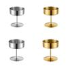 304 Stainless Steel Ice Cream High Footed Cup 200/400ML Pudding Cup Dessert Serving Cup  Tableware