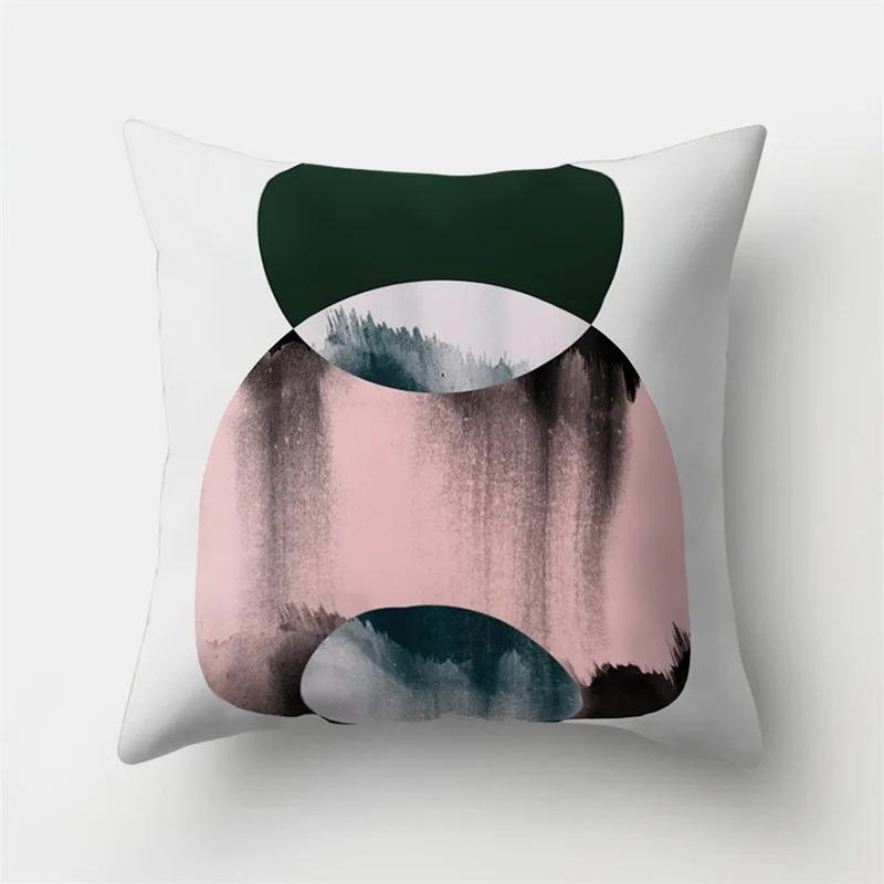 Geometric Abstract Pattern Decorative Pillowcase Living Room Office Decoration Home Pillowcase