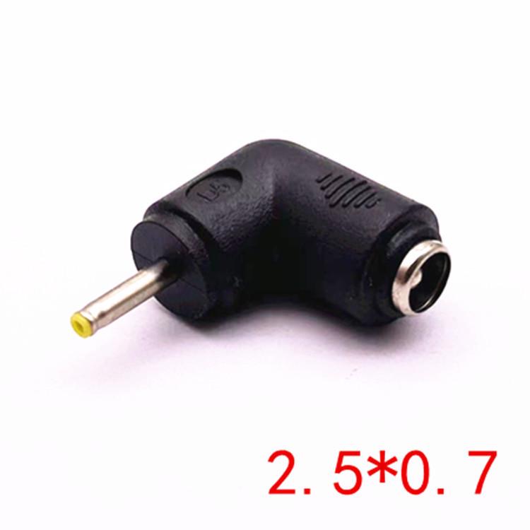 Zasilacz DC 90° 8-Bitowy Kątowy (5.5x2.1mm Żeńskie)