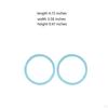 2 Pack Patella Support Silicone Ring for Knee