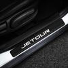 4ks Samolepky z uhlíkových vláken na prah dveří auta Pro JETOUR X70 X90 PLUS X70S X70M X95 Samolepka s ochranou proti poškrábání