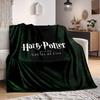 1pc Harry Potter Flannel Throw Blanket - HD Printed Lightweight Soft Warm All-Season Blanket for Sofa, Bed, Travel, Camping 034