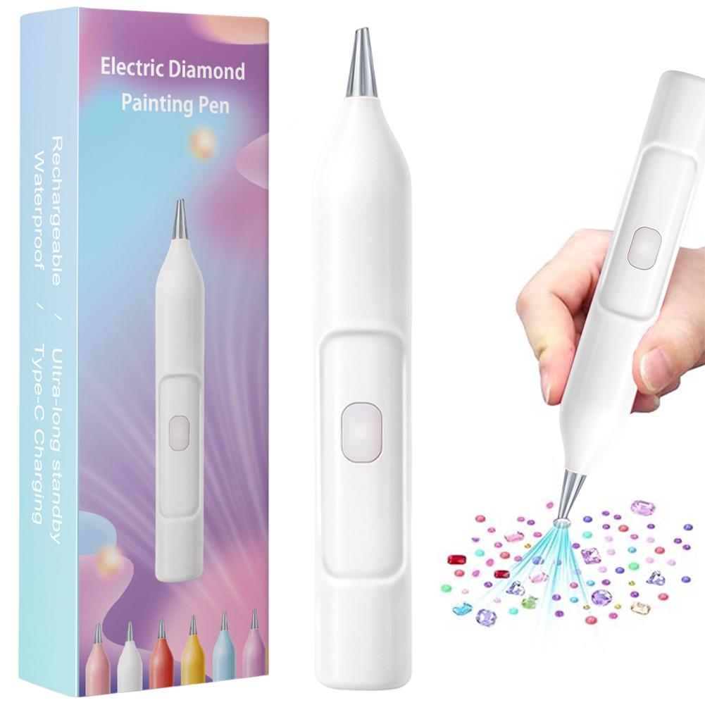Vacuum Diamond Art Pen Wireless Electric Diamond Art Painting Pen Adjustable Suction Modes Wax-free Diamond Art Accessories Tool
