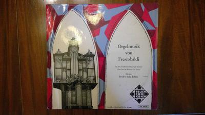10inch Record GIROLAMO FRESCOBALDI, SANDRO DALLA  - Orgelmusik Von Frescobaldi TW30056 Telefunken US Classical Used