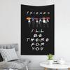 Friends TV Show Tapestry Home Decor for Bedroom Living Room Wall Hanging Wall Art Tapestry Background Cloth Room Decoration
