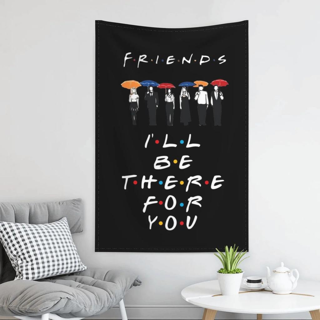Friends TV Show Tapestry Home Decor for Bedroom Living Room Wall Hanging Wall Art Tapestry Background Cloth Room Decoration