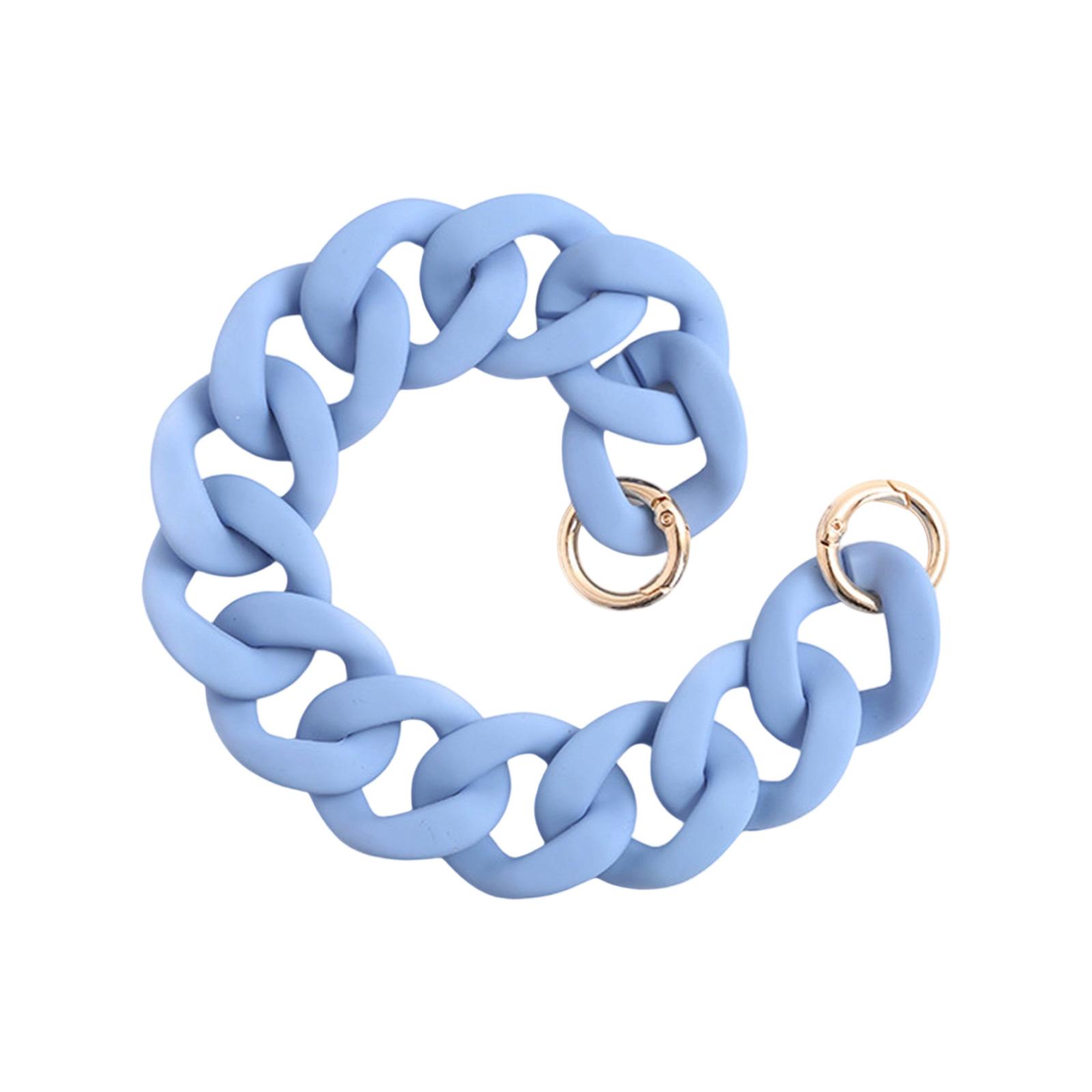 

Акриловий ланцюжок для сумки Плоский ланцюжок Ремінець Акрилові ремінці для сумки Модні Замінні Ручки для сумок-клатчів для DIY рукоділля 8