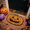 60x90cmHalloween Pumpkin Decoration Porch Door Mat Dirt-resistant And Easy To Care For Carpet