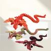 60Cm 3D Printed Wing Dragon Model Decoration Movable Joint Fidget Toy Rotatable Articulated Desktop Ornament Toy Crafts Gifts