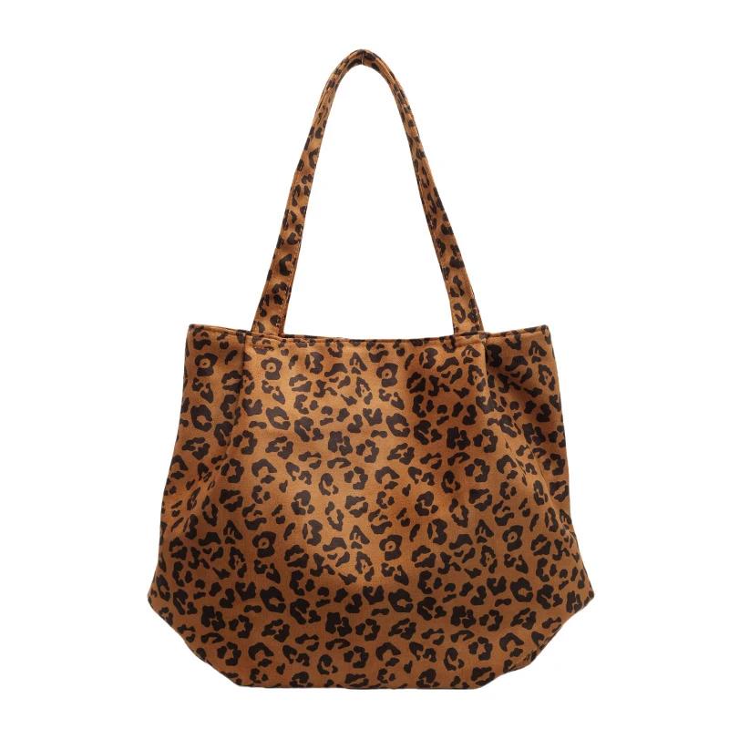 

Вместительные нейлоновые сумки через плечо для женщин с застежкой-молнией, леопардовый принт, повседневная мода, высокое качество