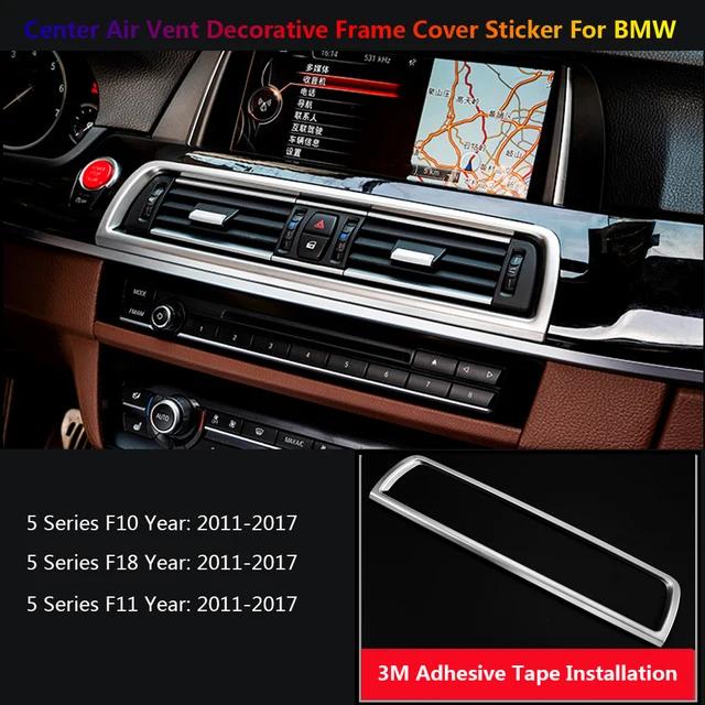 Car Gear Shift Knob Air Vent CD Panel Window Lift Door Speaker A Pillar Steering Wheel Cover Trim For BMW 5 Serie F10 F07 Inner