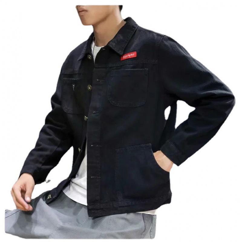 Men's Camouflage Pilot Jacket - Trendy, Functional Baseball Denim for Spring & Autumn