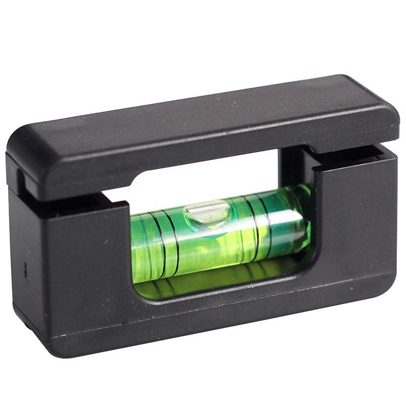 Magnetic Mini Spirit Level with Green Bead, Bracket Type 5430, Anti-Fall Hanging Line Level