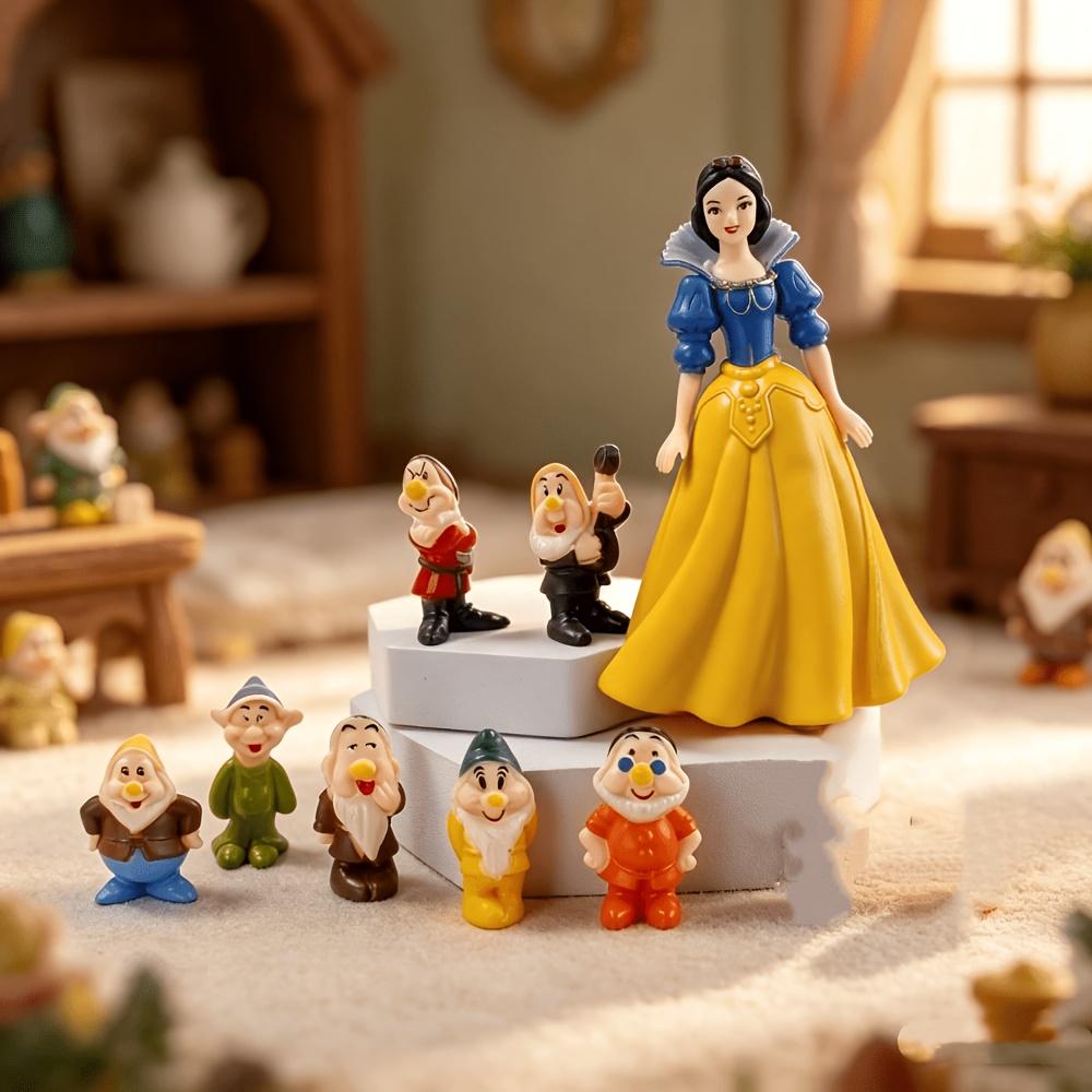8 Pieces Disney Snow White and The Seven Dwarfs Home Ornaments Car Tabletop Decoration Christmas